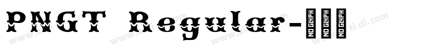 PNGT Regular字体转换